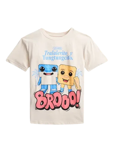 Steal a Brainrot Boys' Short Sleeve Graphic T-Shirt