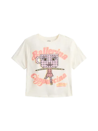 Steal a Brainrot Girl's Short Sleeve Graphic T-Shirt